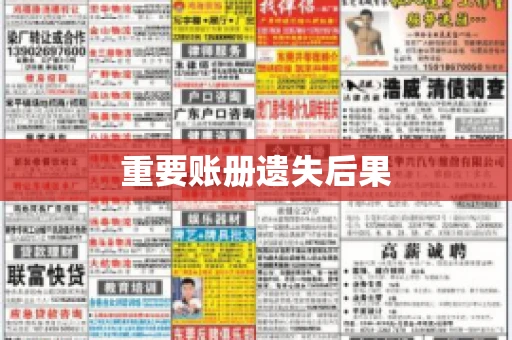 重要账册遗失后果