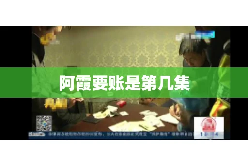 阿霞要账是第几集 阿霞要账是第几集