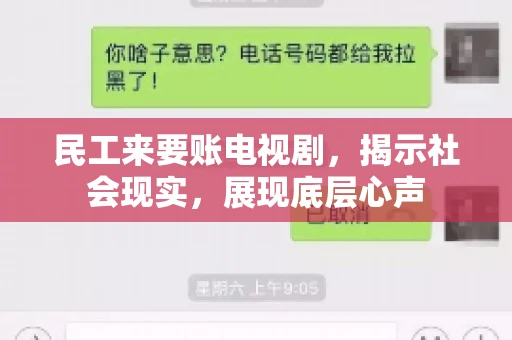 民工来要账电视剧，揭示社会现实，展现底层心声